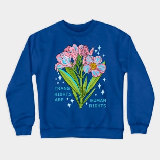 Trans Rights Are Human Rights Crewneck Sweatshirt